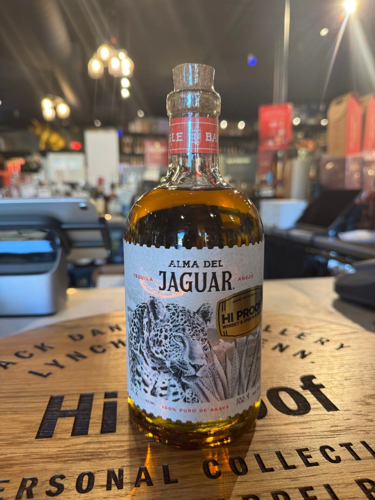 Alma Del Jaguar Tequila Single Barrel Anejo 102.4 Proof Hi Proof Store Pick 750ml - Image 2