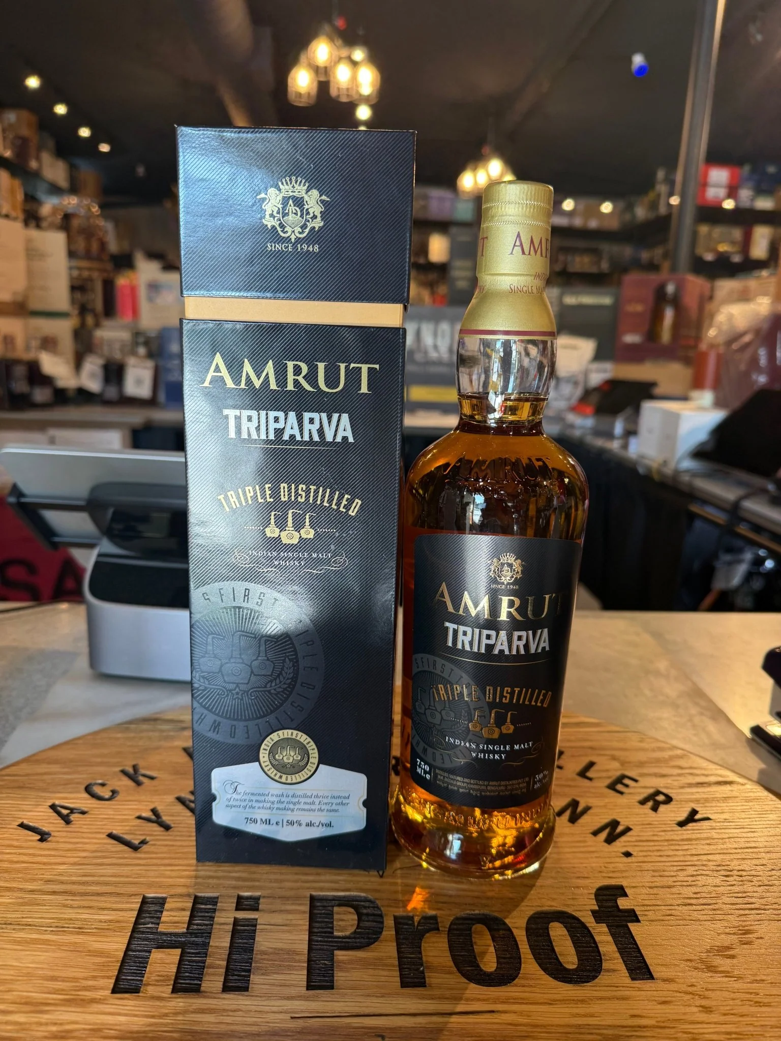 Amrut Triparva (Triple Distilled Single Malt) India Single Malt 50% Alc 750 ml