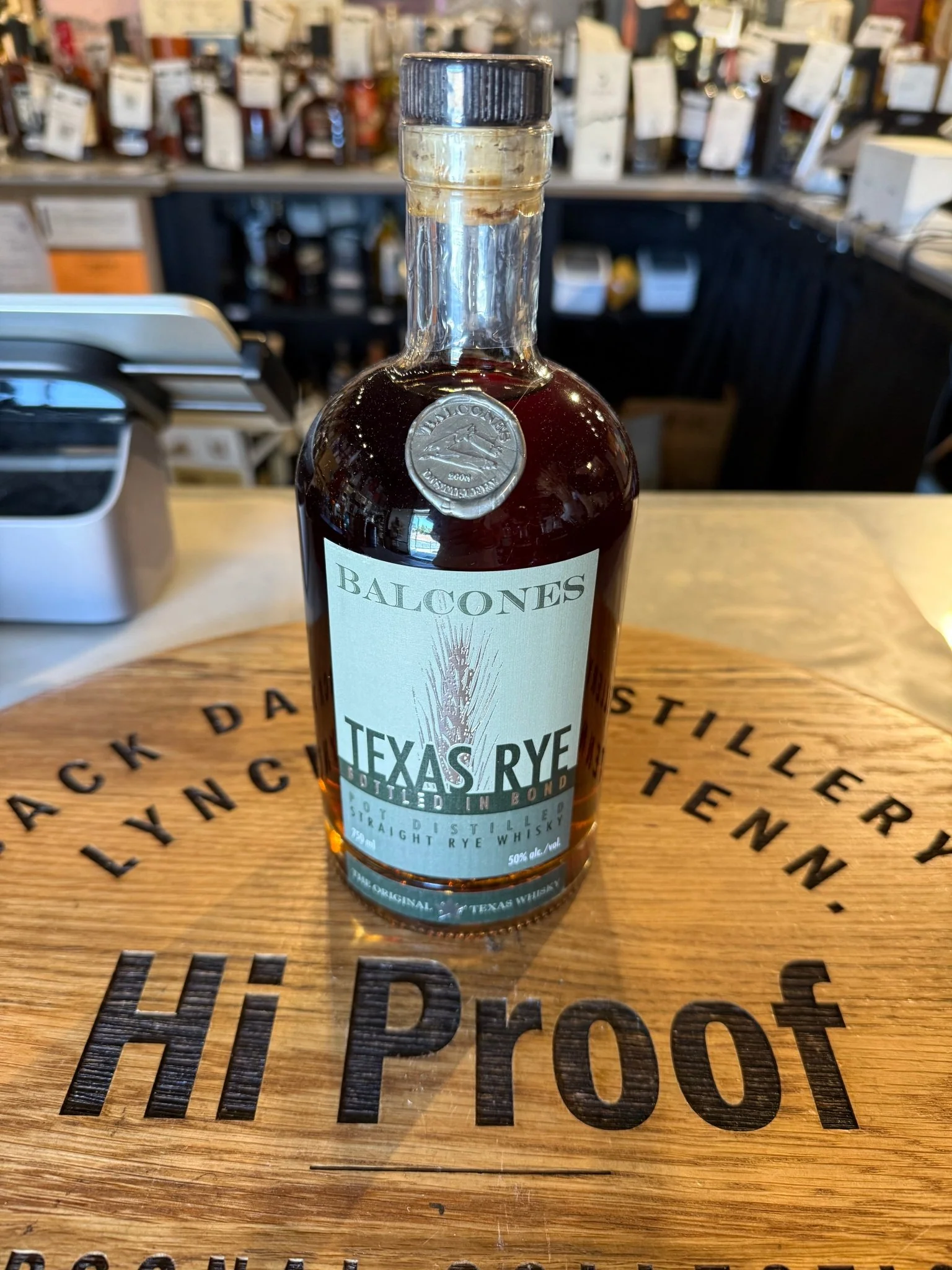Balcones Texas Rye Bottled in Bond Whisky 750ml