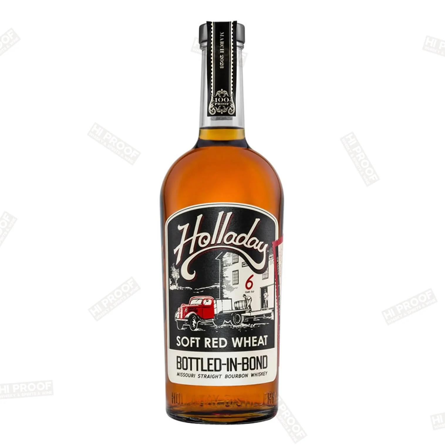 Ben Holladay Soft Red Wheat Bottled in Bond Bourbon 750ml