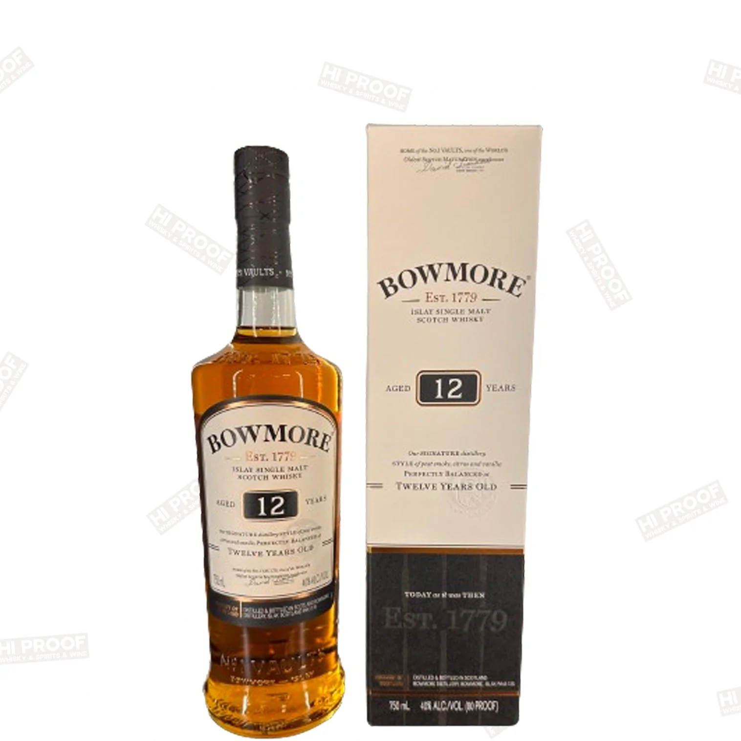 Bowmore 12 Year Old Islay Single Malt Scotch 750ml