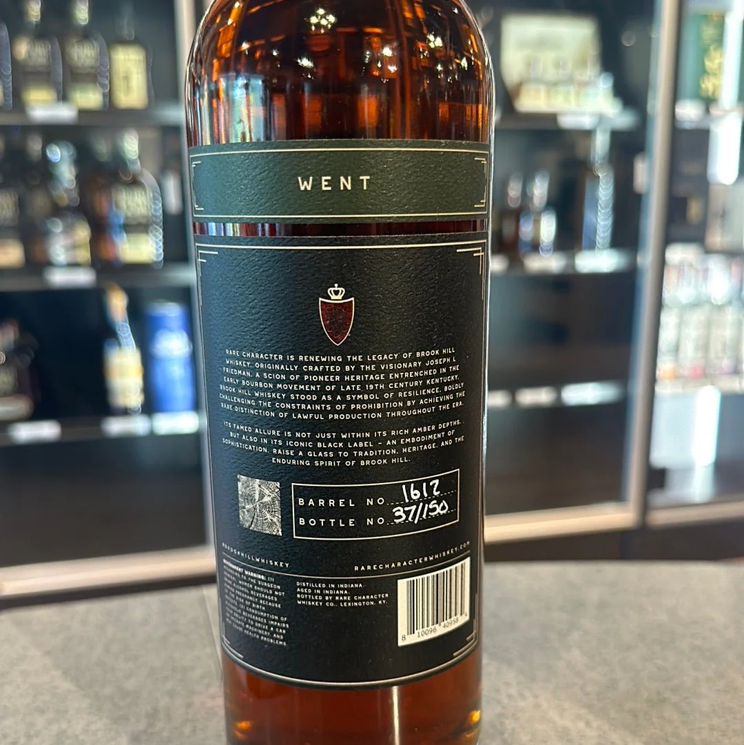 Brook Hill 11 Year Straight Rye Whiskey Cask Strength by Rare Character (128.06 Proof) - Image 2