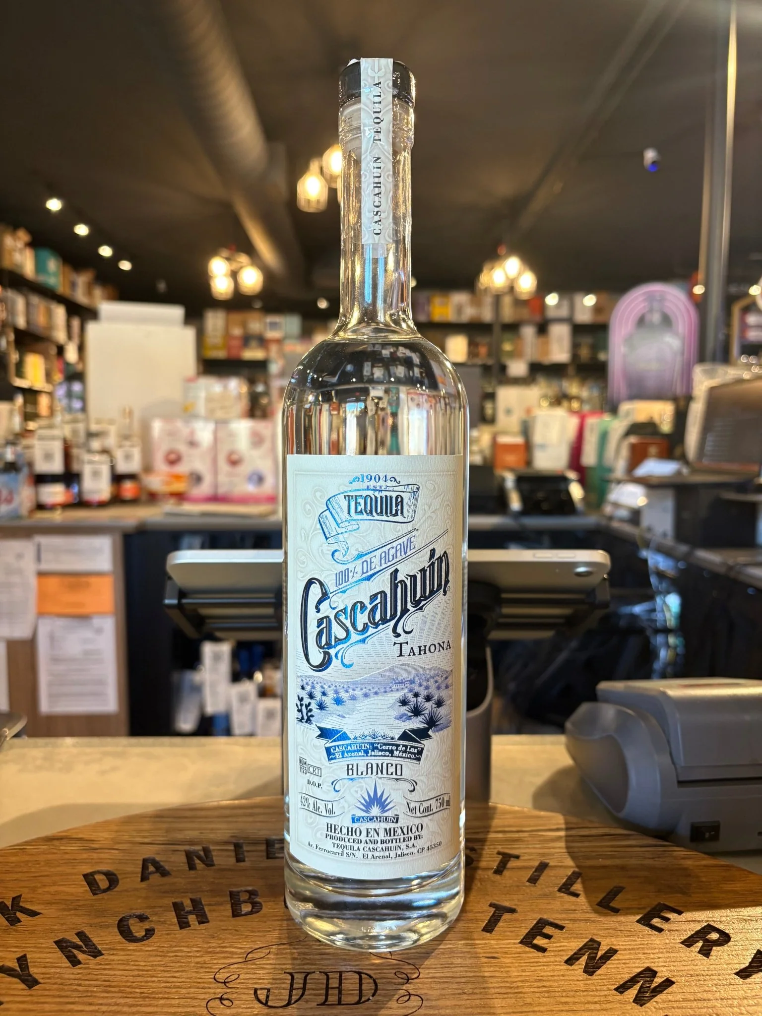 Cascahuin Tahona Blanco Tequila