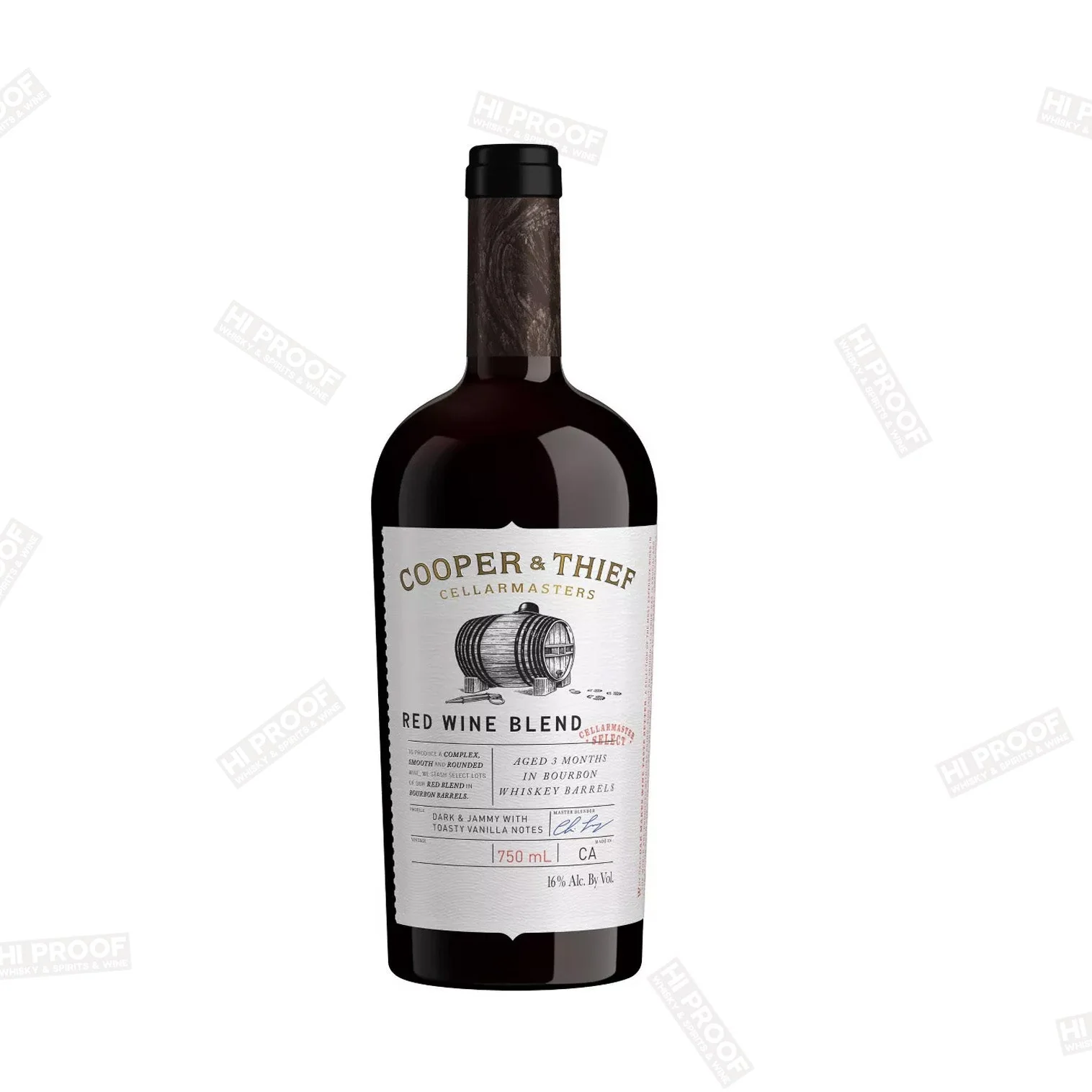 Cooper & Thief Bourbon Barrel-aged Red Blend Wine - 750ml Bottle