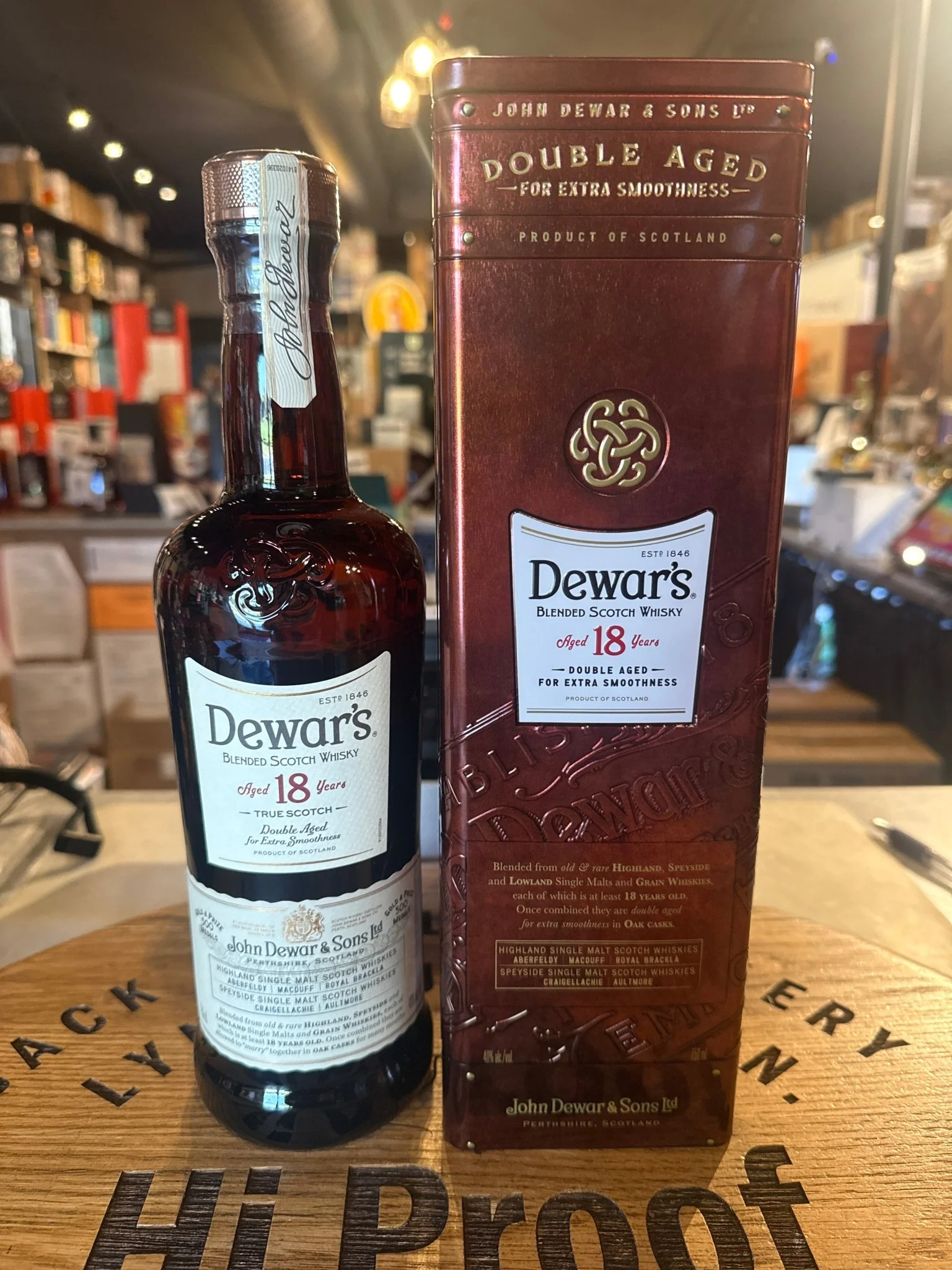 Dewars 18 Year Double Aged Blended Scotch Whisky 750ml
