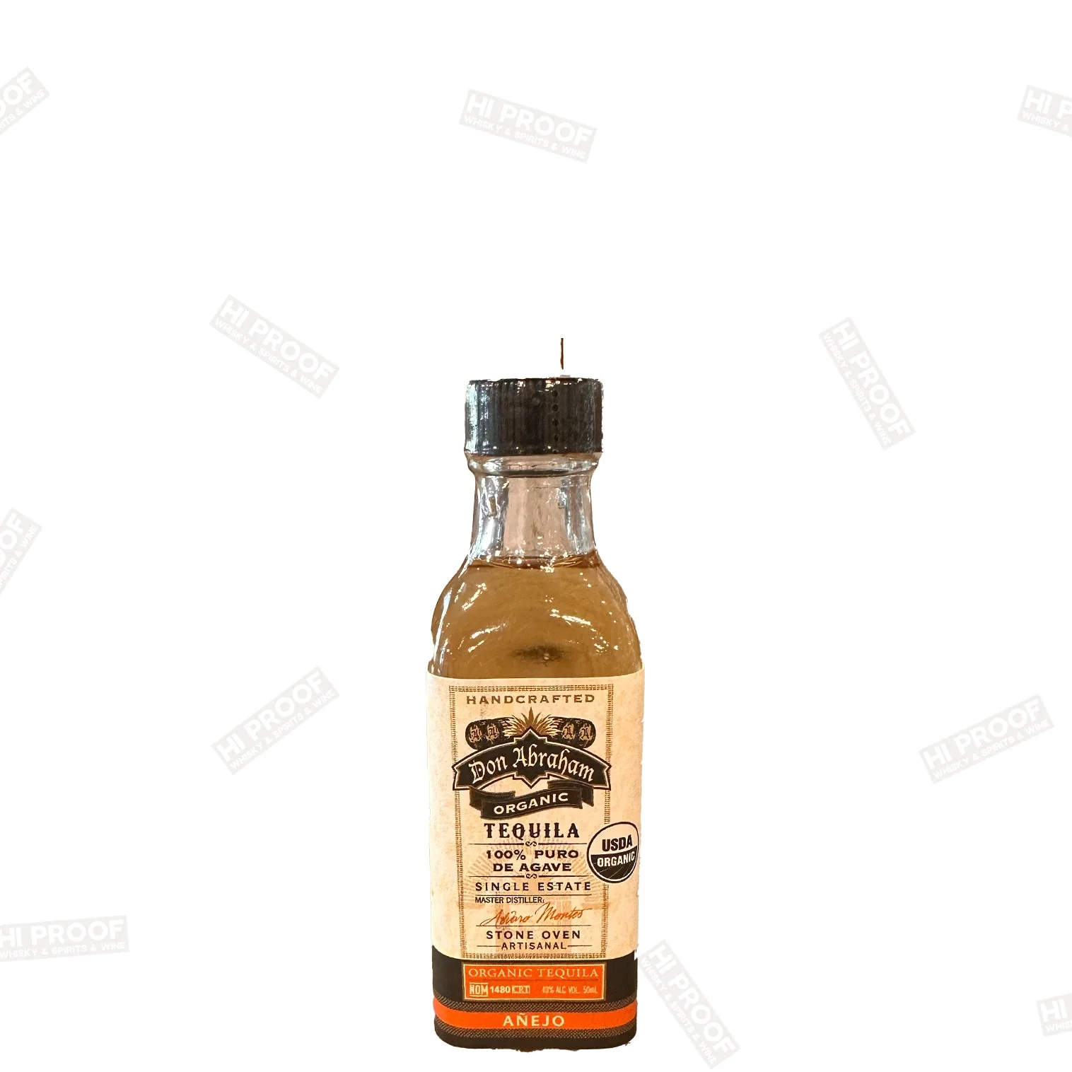 Don Abraham Organic Anejo Tequila Mini Bottle 50ml