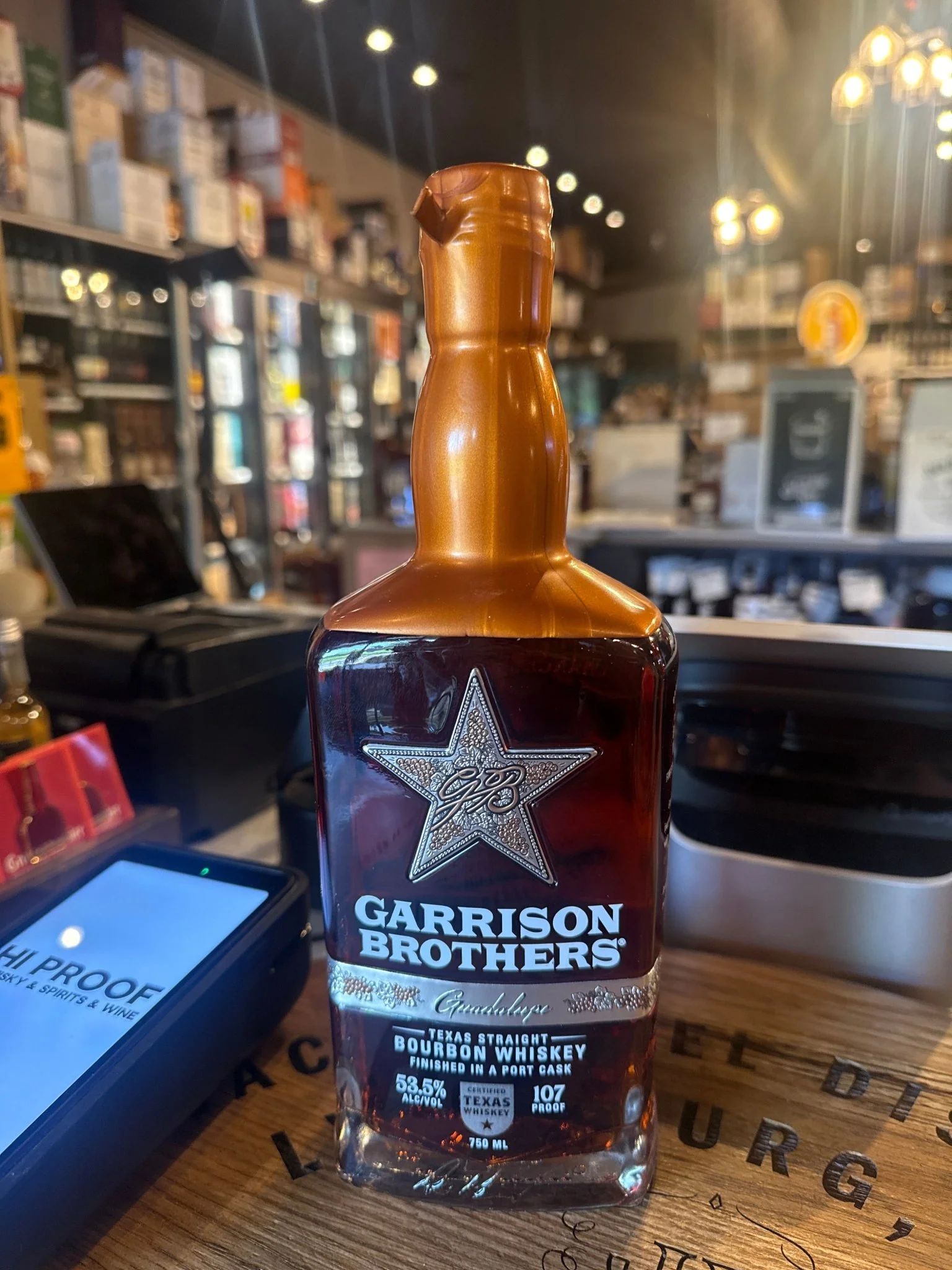 Garrison Brothers Guadalupe 107 Proof Straight Bourbon 750ml