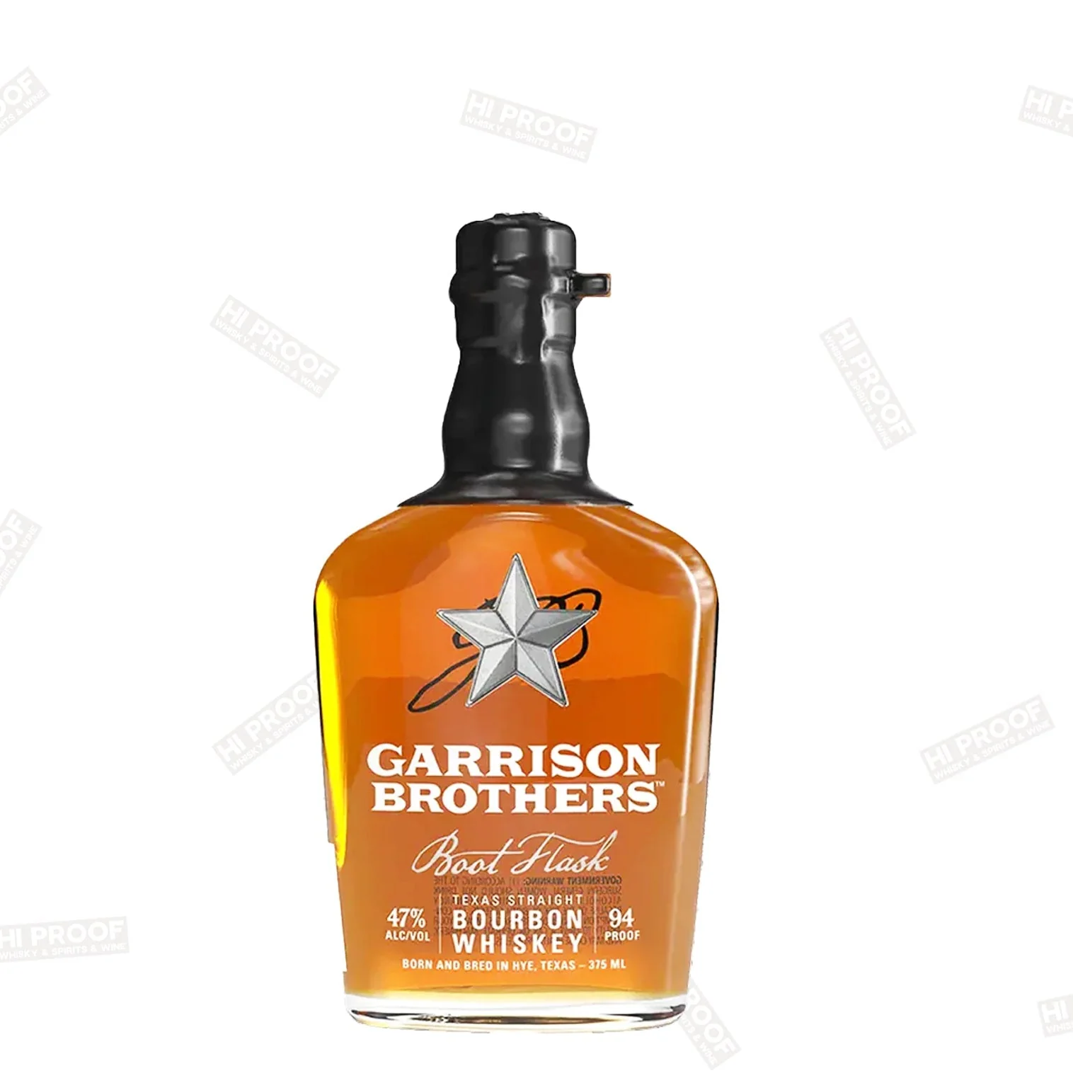 Garrison Brothers Straight Bourbon Whiskey Boot Flask 375ml