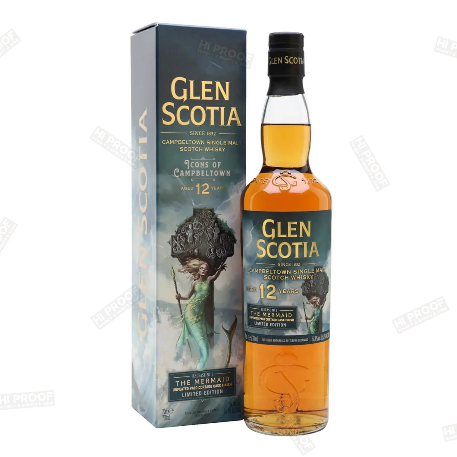 Glen Scotia the Mermaid 12 Year Old Single Malt Scotch Whisky
