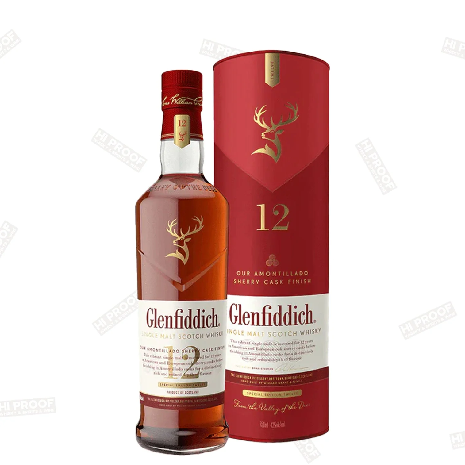 Glenfiddich 12 Year Old Sherry Cask Finish (750 ML)