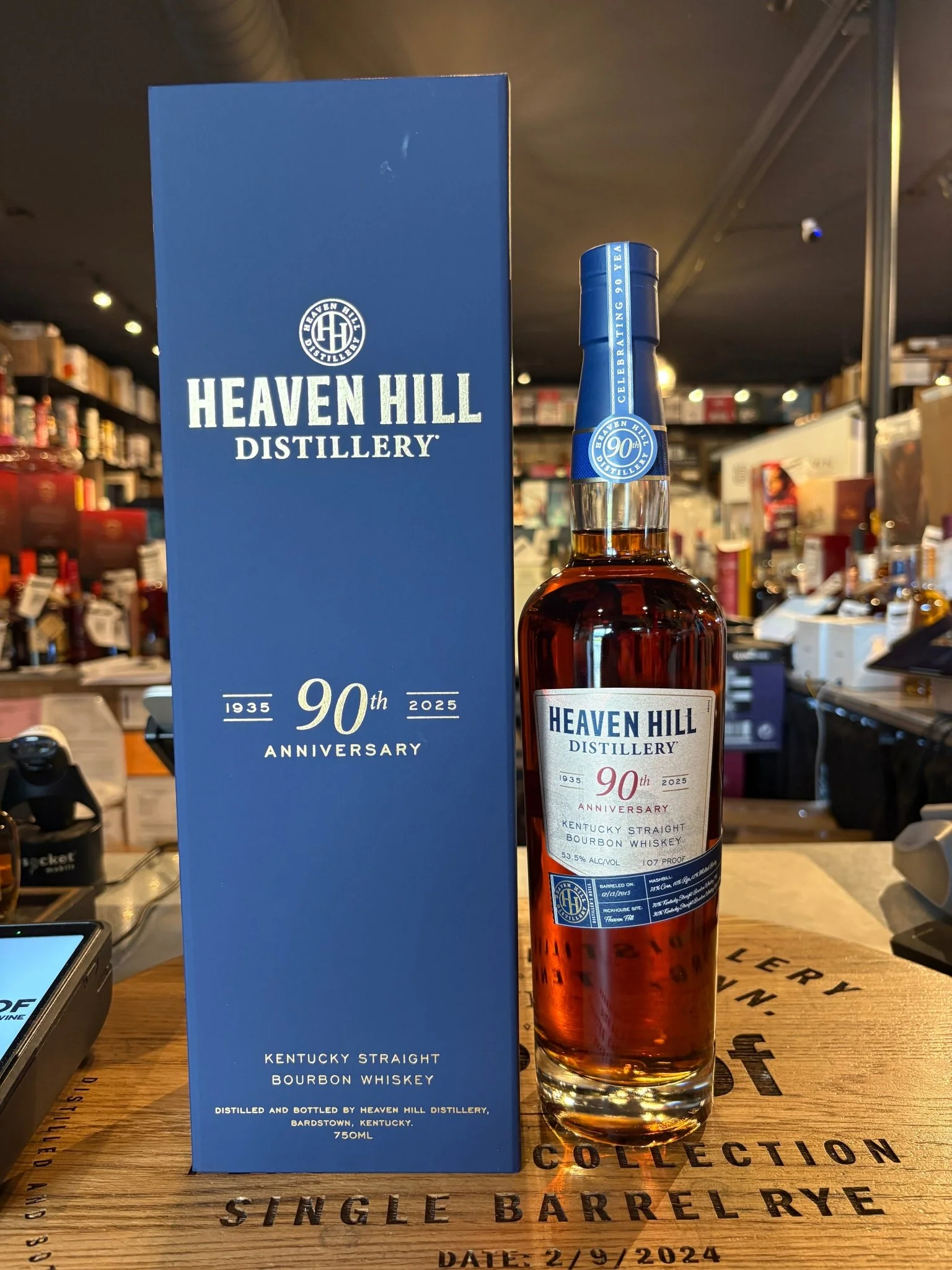 Heaven Hill 90th Anniversary 9 Year Kentucky Straight Bourbon 750ml