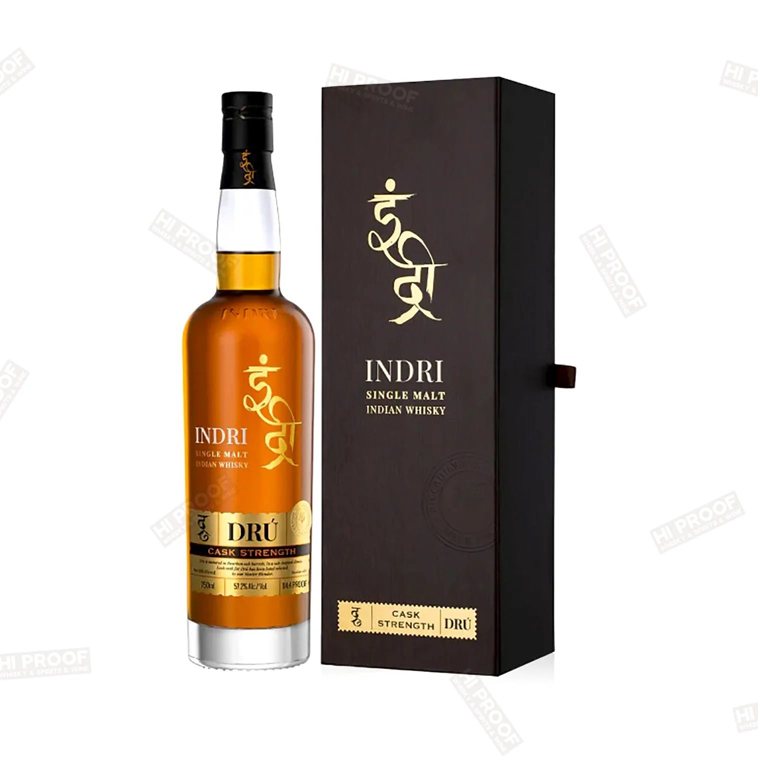 Indri Dru Cask Strength Indian Single Malt Whisky 57.2% ABV