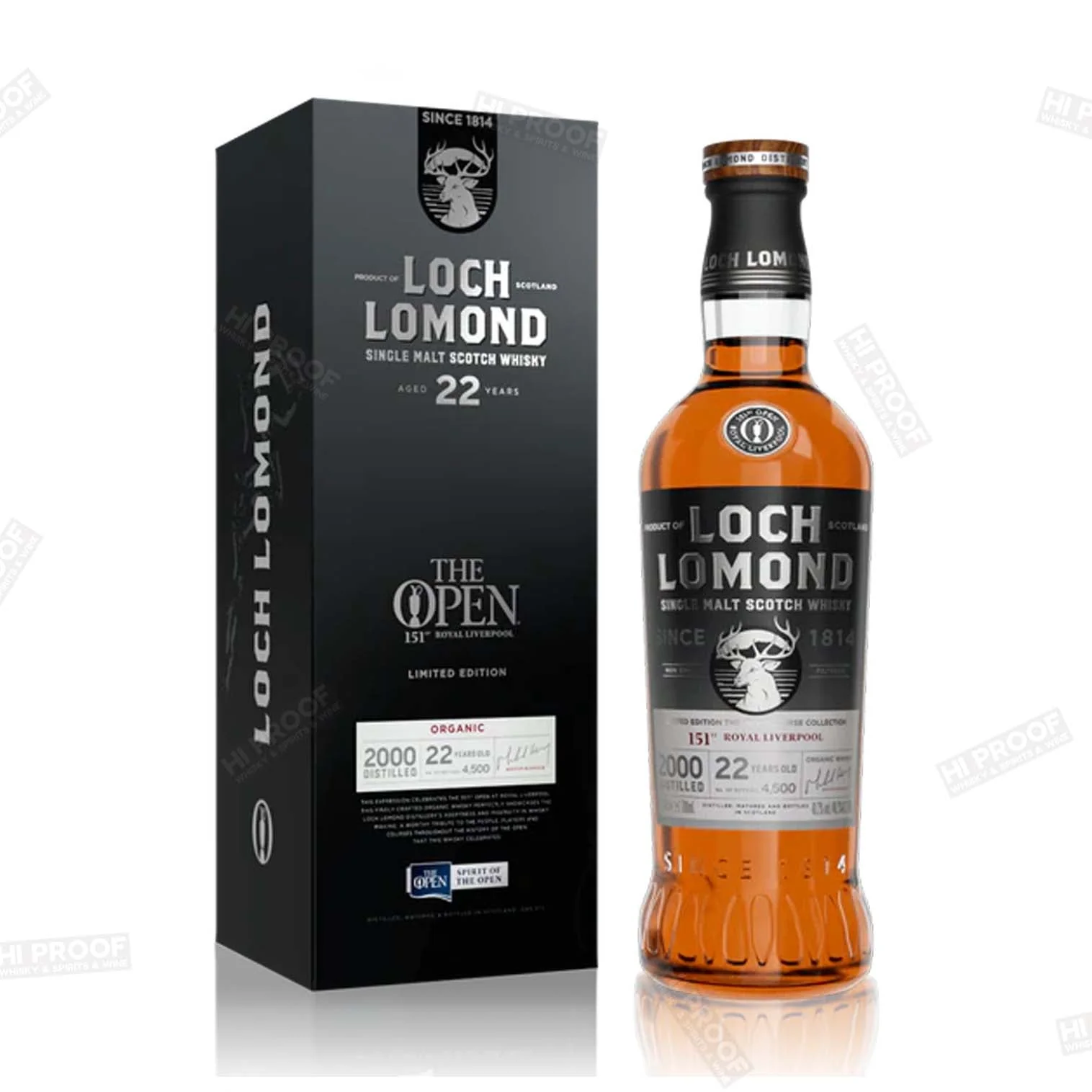 Loch Lomond the Open Course Collection 151st Royal Lverpool 22 Year Old Single Malt Whisky