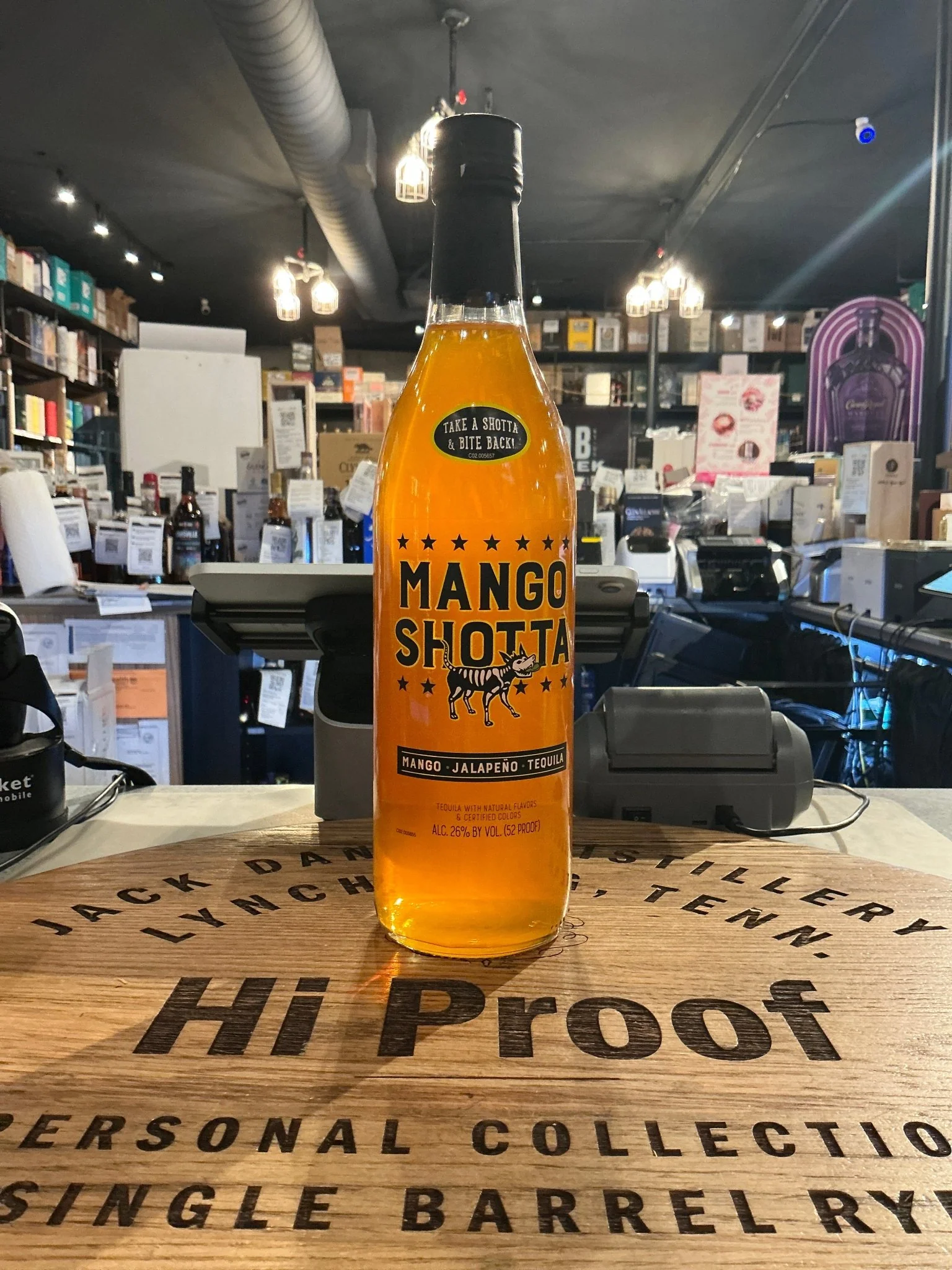 Mango Shotta Mango Jalapeno Tequila 52 Proof Bottle - 1L