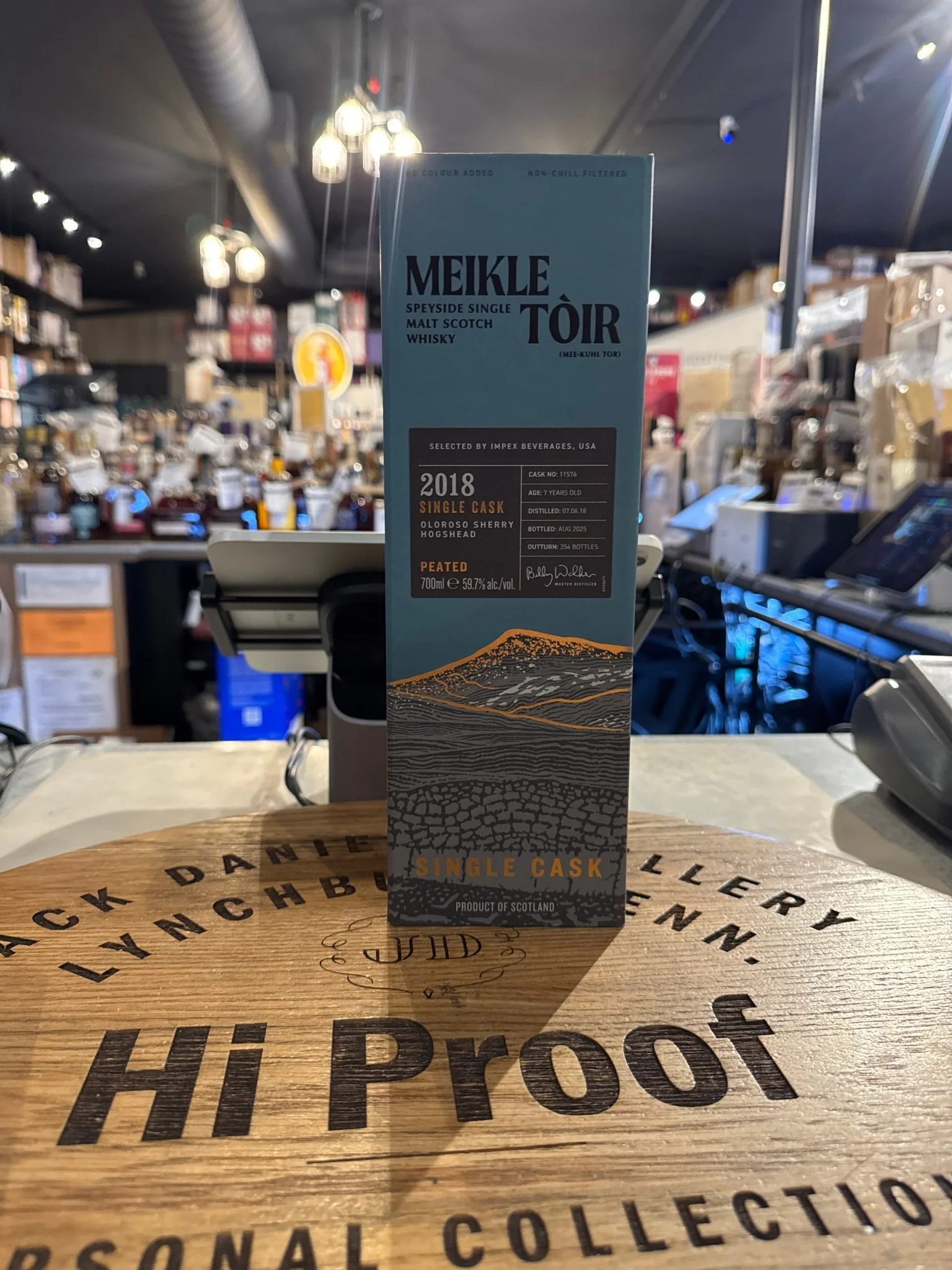 Meikle Toir Single Cask #11576 2018 Vintage 7 Year Oloroso Sherry Hogshead (59.7% Abv, 700 mL)