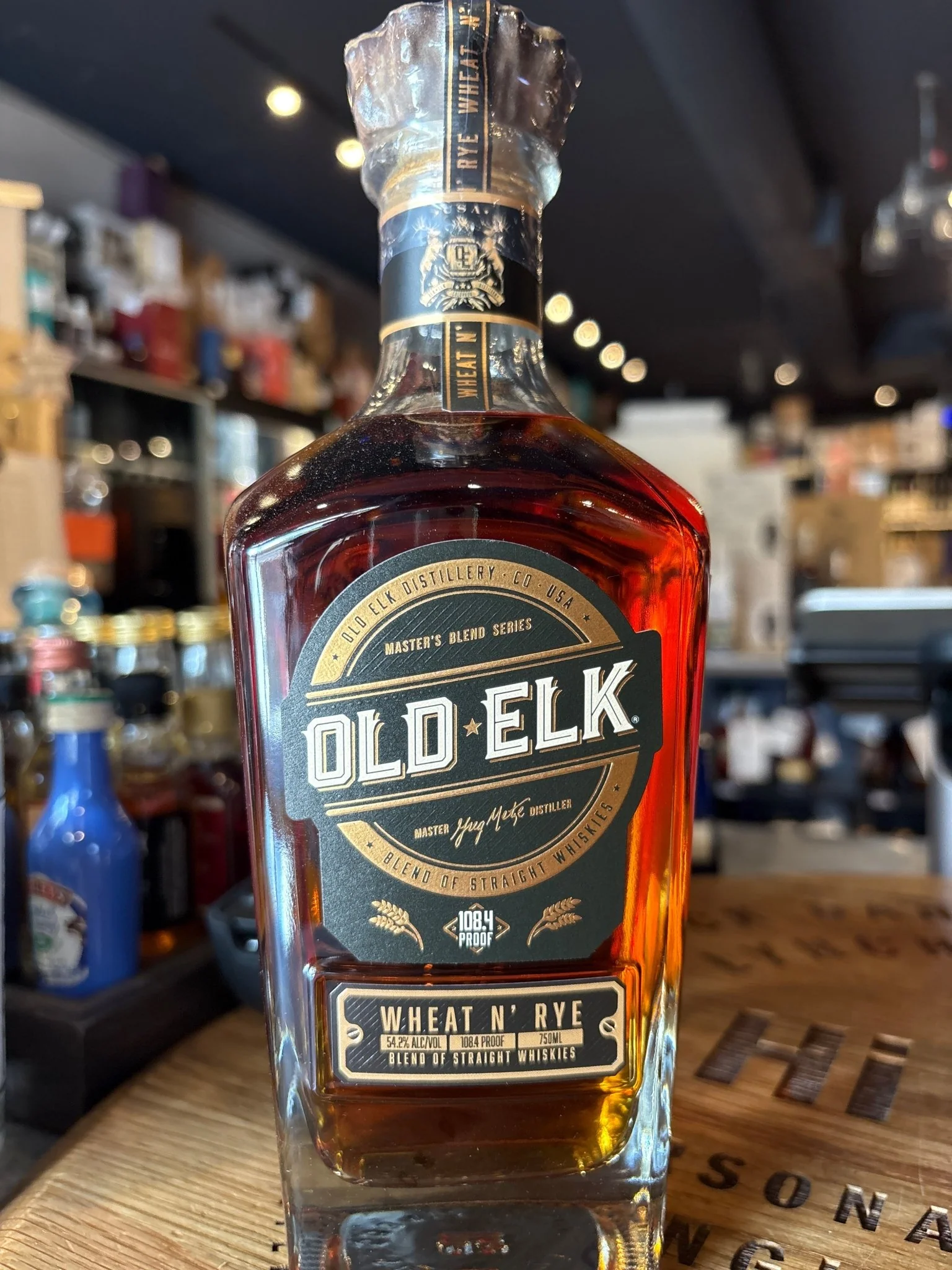 Old Elk Wheat N' Rye Straight Whiskey 750ml