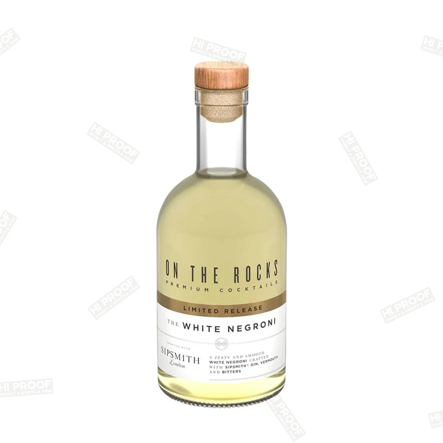 Otr - on the Rocks Premium Cocktails White Negroni 55 Proof 375ml - Not Ship