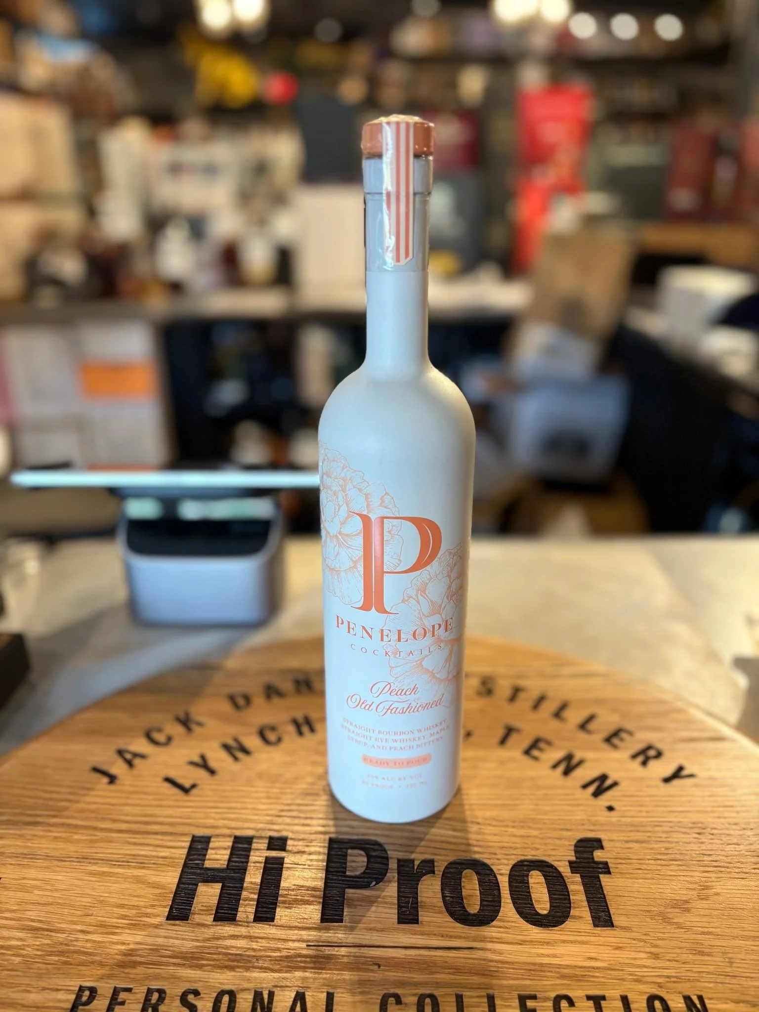 Penelope Peach Old Fashioned Ready to Pour Cocktail 750ml - Premium Craft Whiskey Cocktail