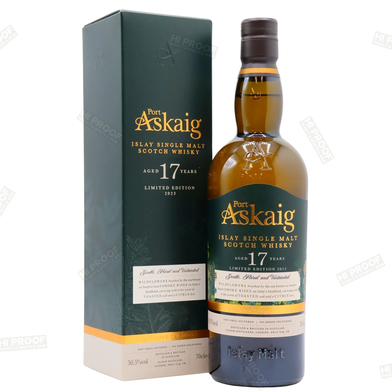 Port Askaig Islay Single Malt Scotch Whisky Aged 17 Year 750ml