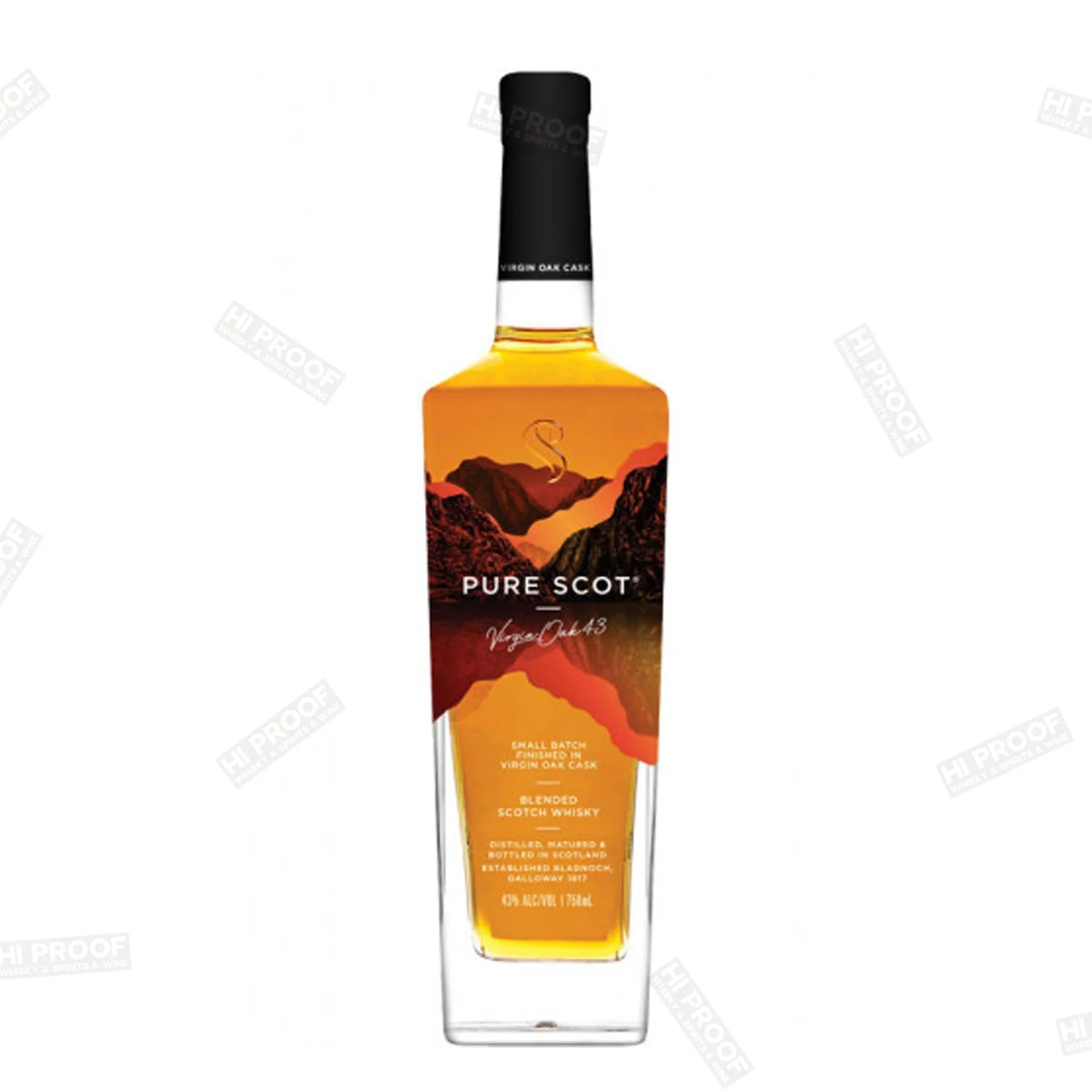Pure Scot Virgin Oak Blended Scotch Whisky 86 Proof