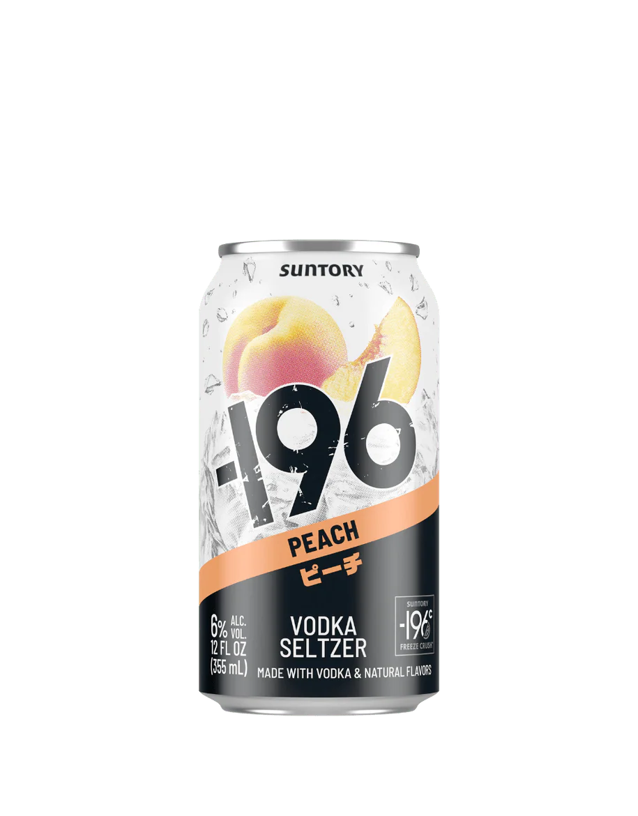 Suntory -196 Vodka Cocktail Seltzer Verity Pack (LEMON,GRAPEFRUIT,PEACH) 8/pk 355ml - Image 4