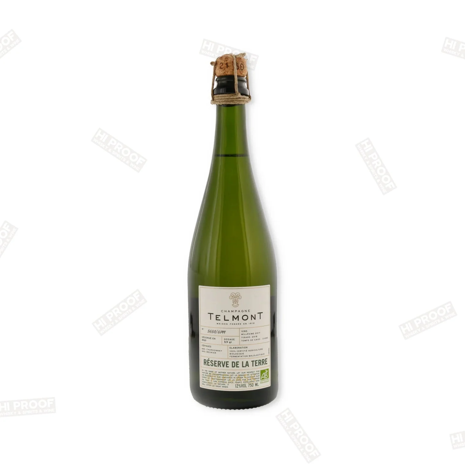 Telmont Reserve De LA Terre Champagne 750ml