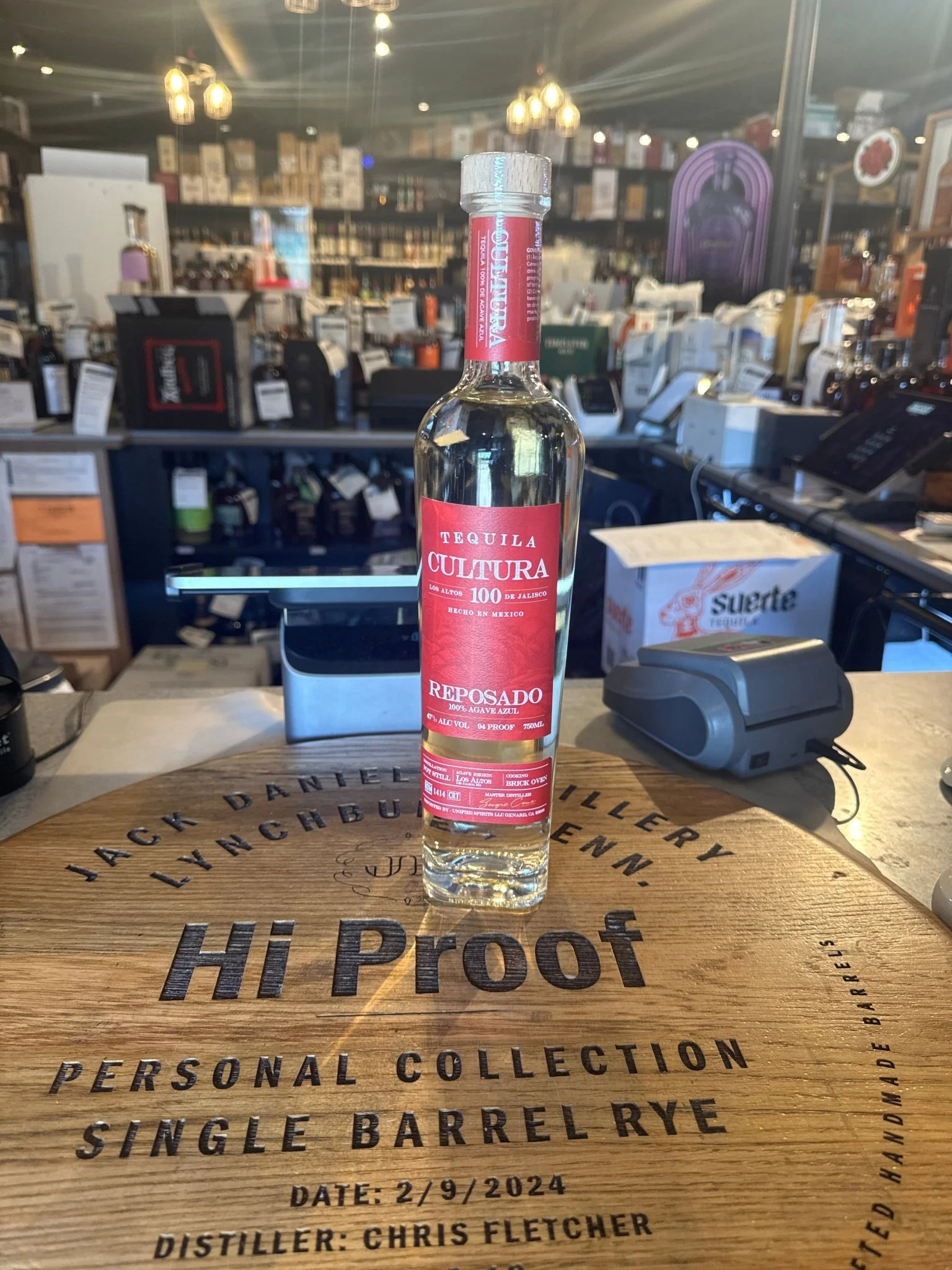 Tequila Cultura Reposado High Proof 94 Proof 750ml