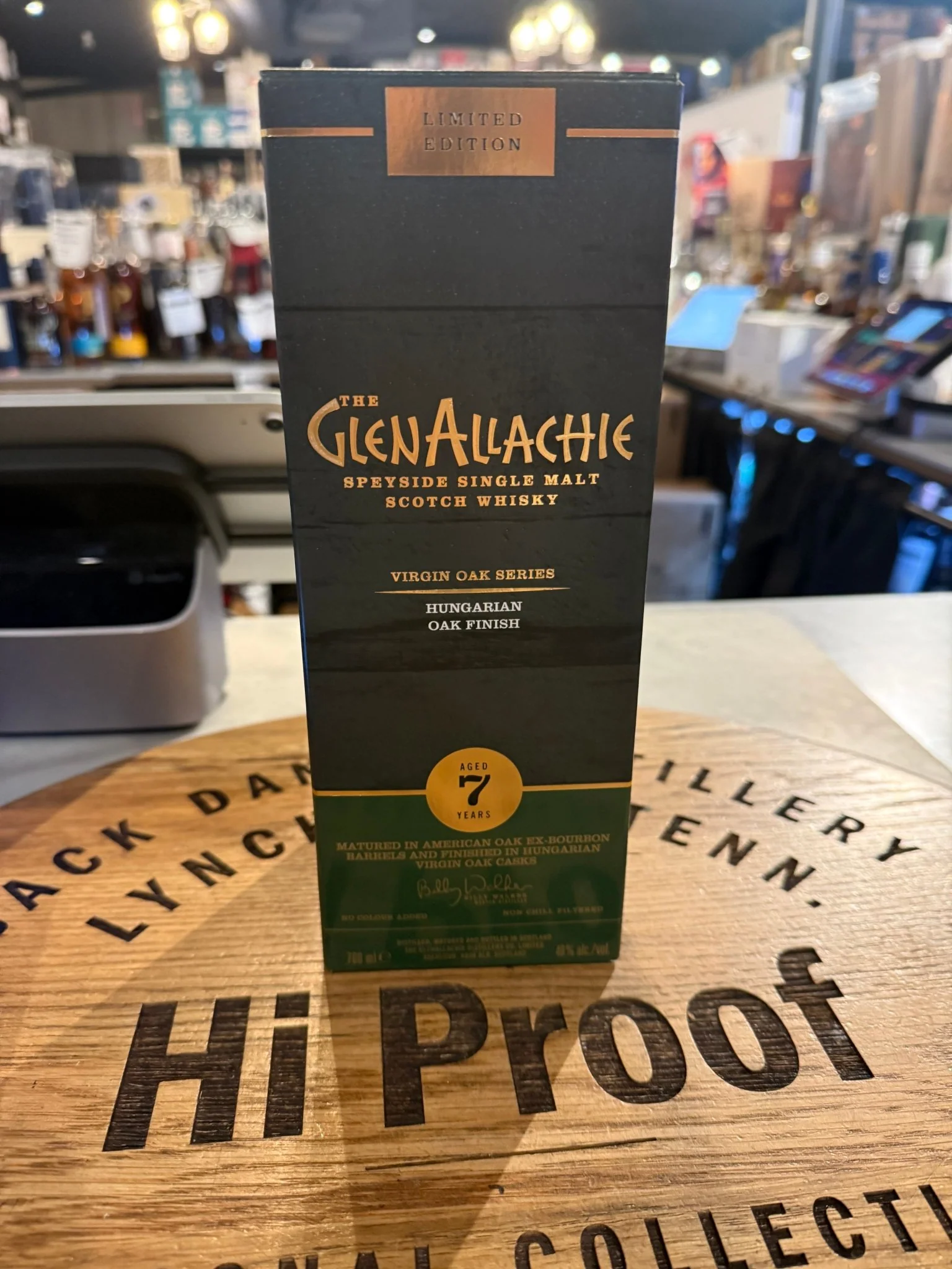 The Glenallachie 7 Year Virgin Oak Series Hungrian Oak Finish Single Malt Whisky 48% Alc 700ml