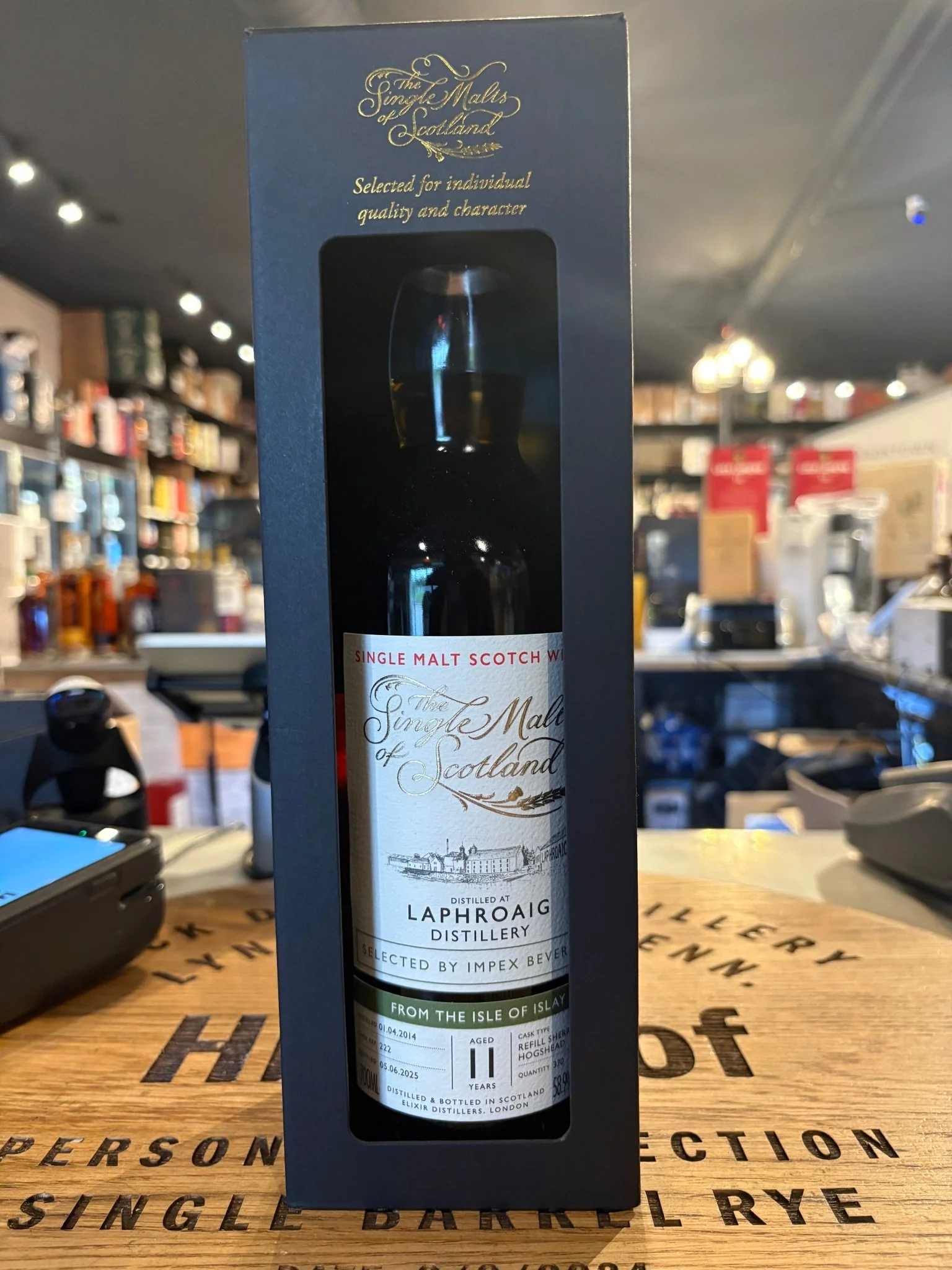 The Single Malts of Scotland - Laphroaig 2014 11 Year Cask#222 58.9% Alc 700ml