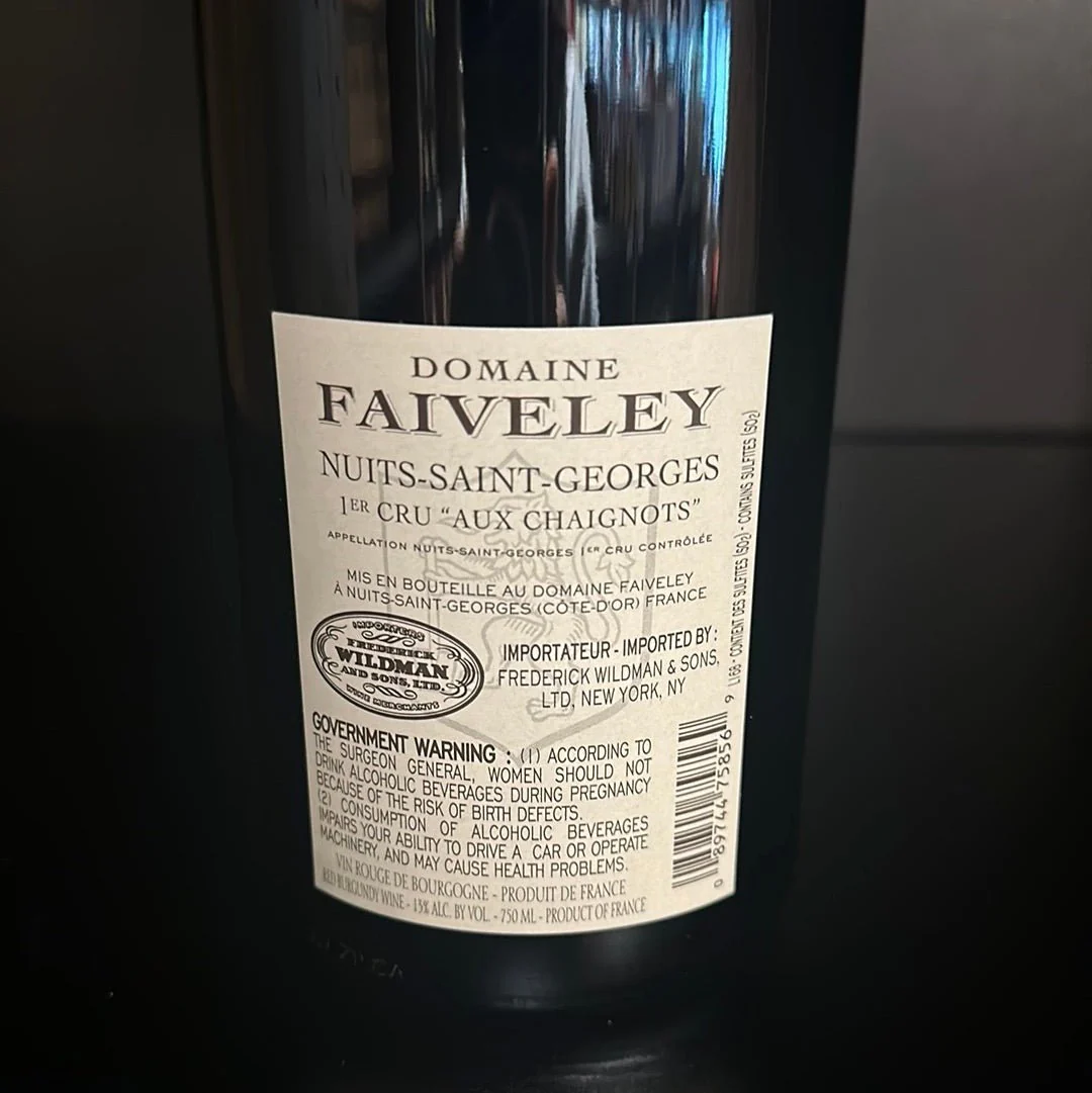 2019 Domaine Faiveley Nuits St Georges Chaignots - Image 2