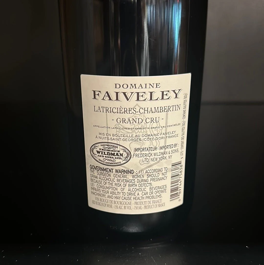 2020 Domaine Faiveley Latricieres Chambertin Grand Cru - Image 2