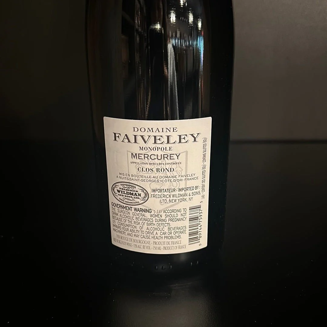 2020 Domaine Faiveley Mercurey Clos Rond Monopole - 750ml - Image 2