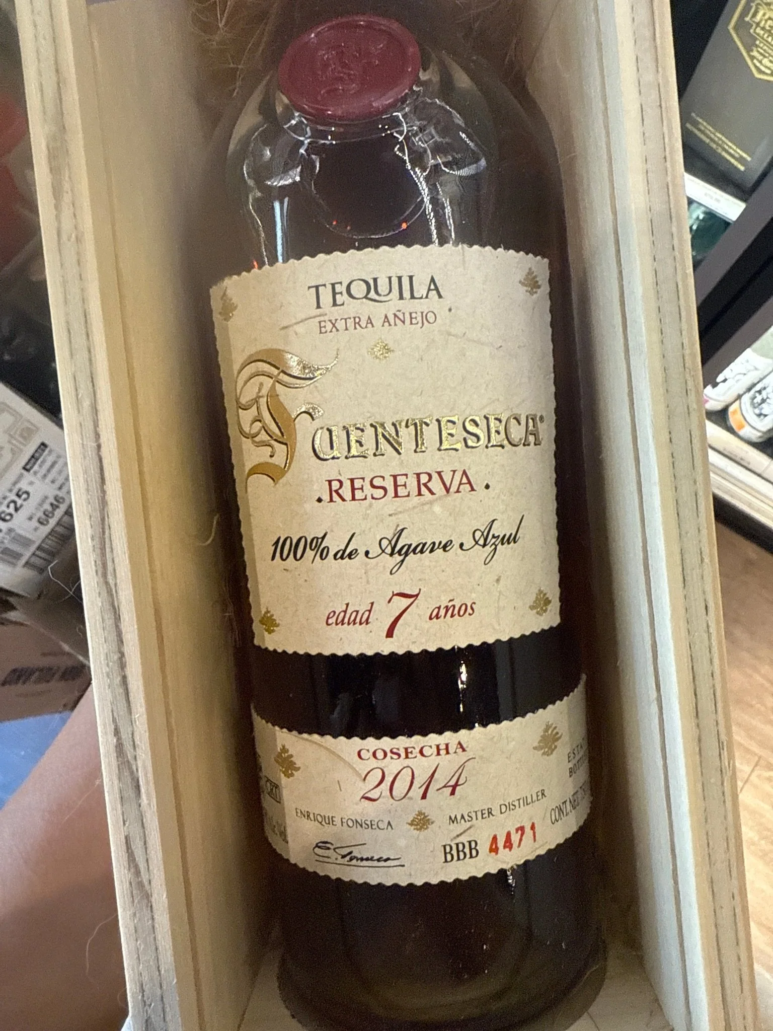 2014 Fuenteseca Reserva Extra Anejo 7year - Image 2