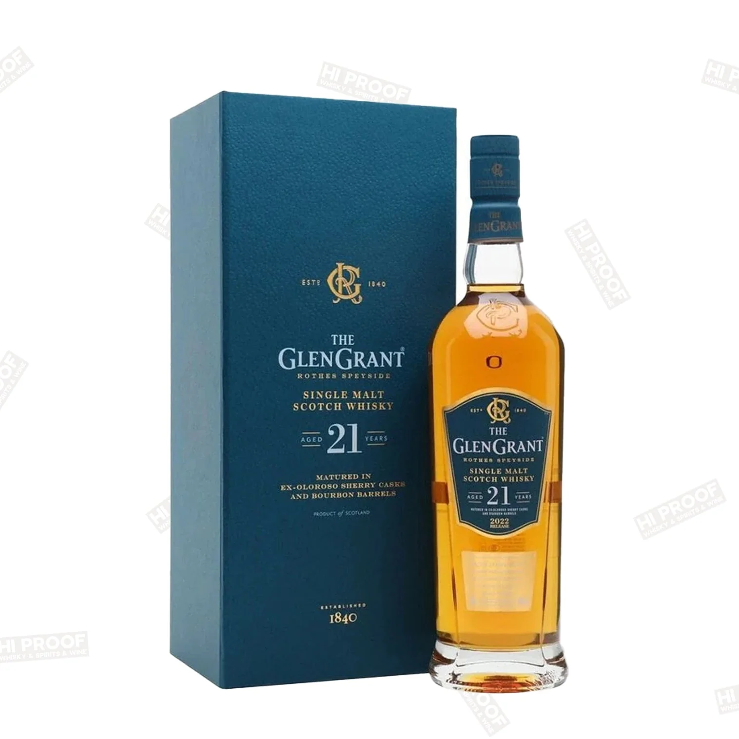 Glen Grant 21 Year Single Malt Scotch Whiskey (750 ml)