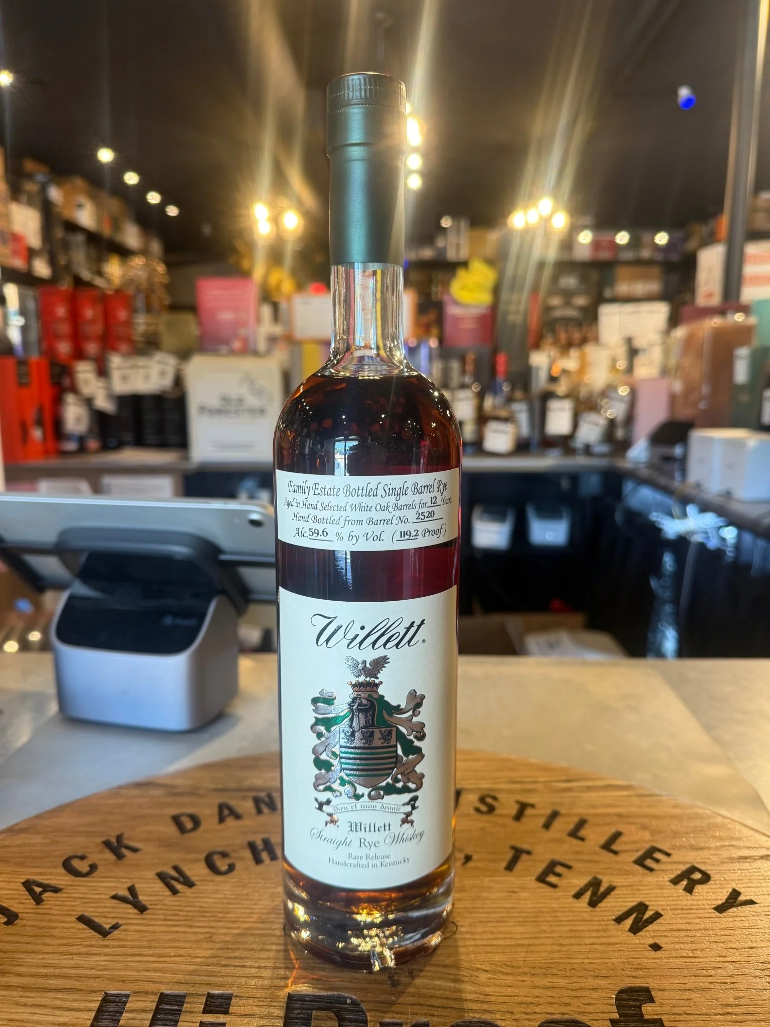 Willett Family Estate Rye 12 Year "dirty Dozen" Barrel #2520 119.2 Proof 750ml