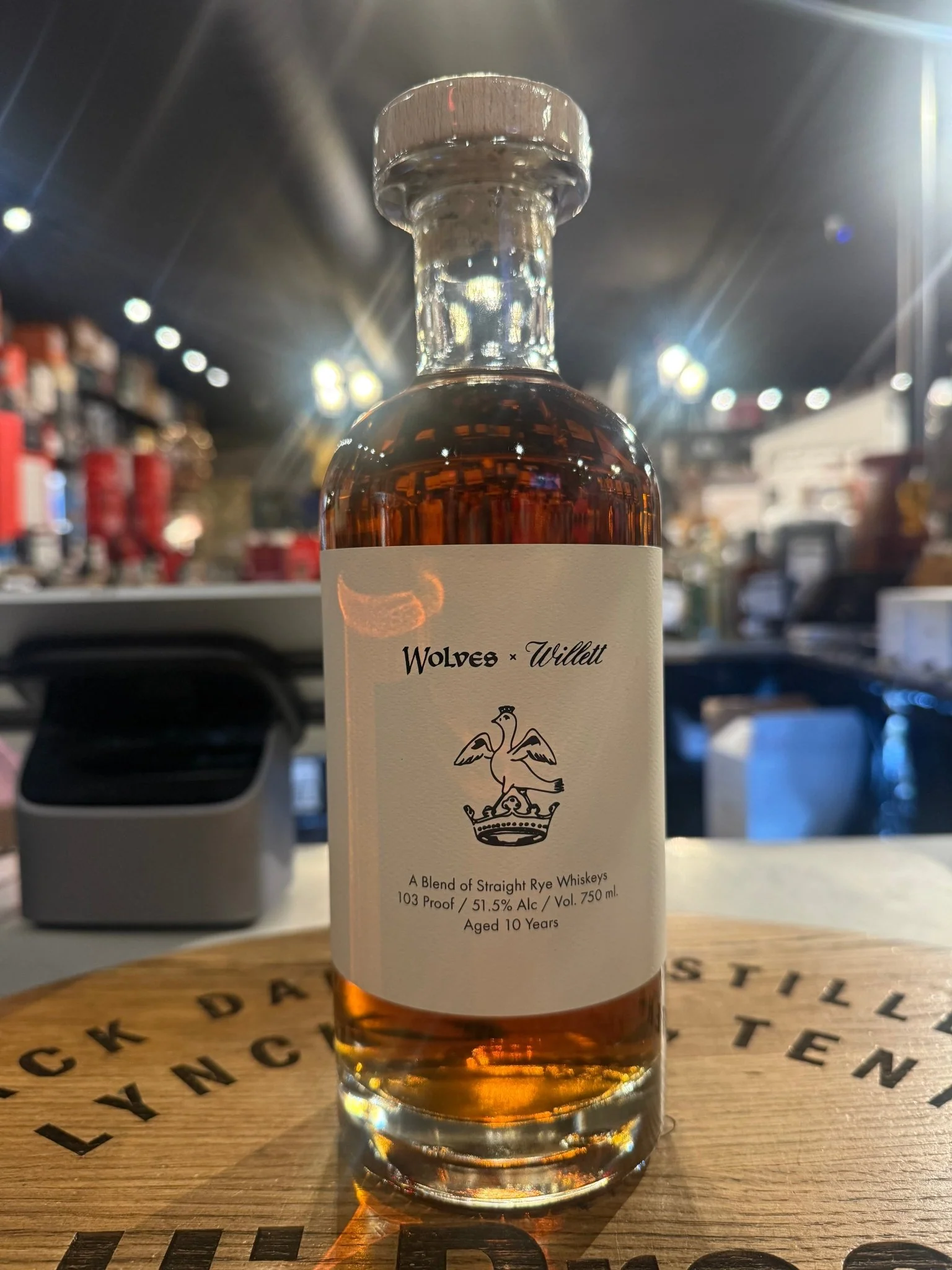 Wolves X Willett Collabo 10 Year Rye Whisky Batch#3 103 Proof 750ml
